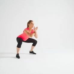 Shirts Domyos 100, Cardio Workout T-Shirt, Women's