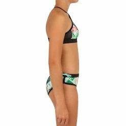 Olaian Baha, Surfing Swimsuit Crop Top, Women's Bikinis, Boardshorts