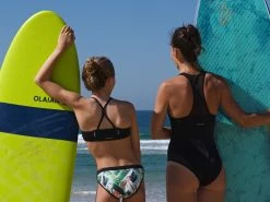 Olaian Baha, Surfing Swimsuit Crop Top, Women's Bikinis, Boardshorts