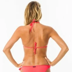 Olaian Mae Plain Sliding Surfing Bikini Top Bikinis, Boardshorts