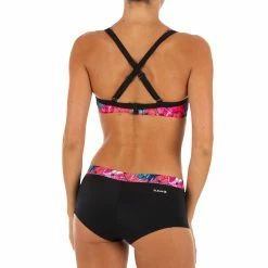 Olaian Eden Aloha Swimsuit Top Minimizer Bikinis, Boardshorts