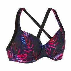 Olaian Eden Aloha Swimsuit Top Minimizer Bikinis, Boardshorts