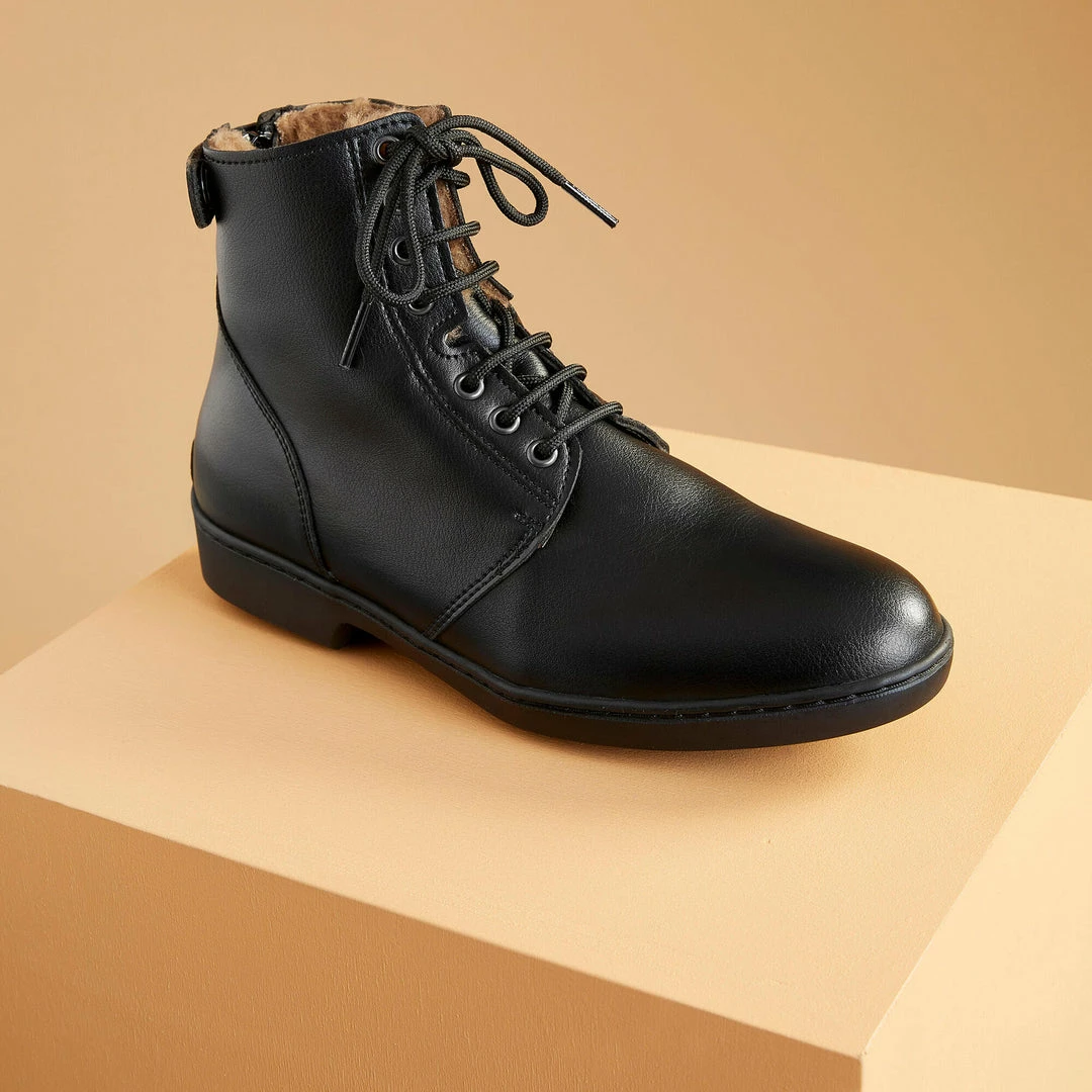 Discount π Fouganza Adult Horseback Riding Warm Lace-Up Riding π₯Ύ Boots 500 π₯° 2 Fouganza Adult Horseback Riding Warm Lace-Up Riding Boots 500