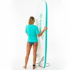 Olaian Deals UV Rash Guard Short-Sleeved Surf T-Shirt