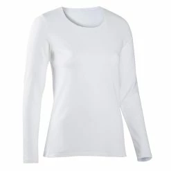 Nyamba 100, Long Sleeve Cotton Fitness T-Shirt, Women's