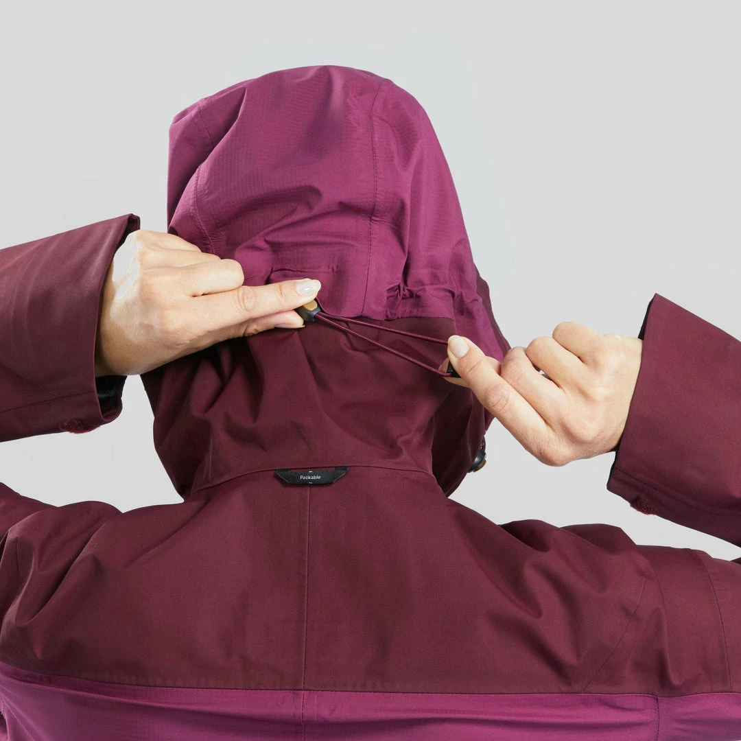 Best Sale 😀 Jackets Forclaz Trek 500, Waterproof Hiking Jacket, 👩 Women's ⭐ 38 Jackets Forclaz Trek 500, Waterproof Hiking Jacket, Women's