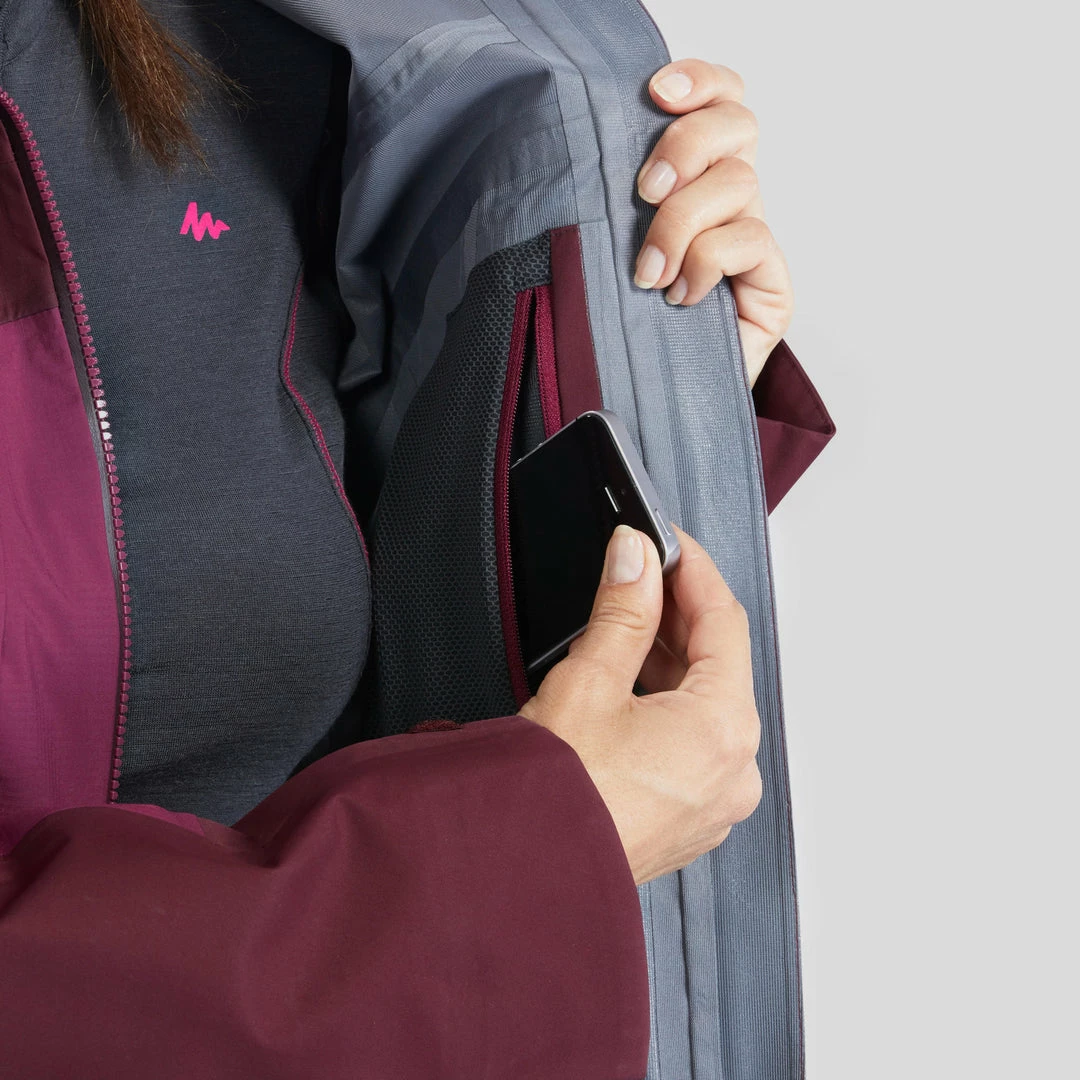 Best Sale 😀 Jackets Forclaz Trek 500, Waterproof Hiking Jacket, 👩 Women's ⭐ 42 Jackets Forclaz Trek 500, Waterproof Hiking Jacket, Women's