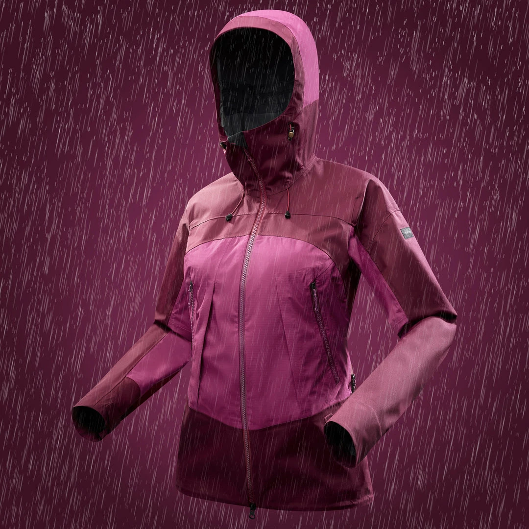 Best Sale 😀 Jackets Forclaz Trek 500, Waterproof Hiking Jacket, 👩 Women's ⭐ 33 Jackets Forclaz Trek 500, Waterproof Hiking Jacket, Women's