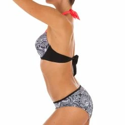 Olaian Bikinis, Boardshorts Elena Push-Up Swimsuit Top With Fixed Padded Cups