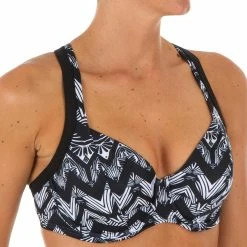 Olaian Eden Aloha Swimsuit Top Minimizer Bikinis, Boardshorts