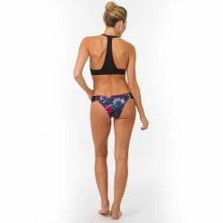 Olaian Surfing Crop Top Swimsuit Top Isa Foamy Bikinis, Boardshorts