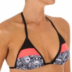 Olaian Bikinis, Boardshorts Sliding Triangle Swimsuit Top With Padded Cups Mae