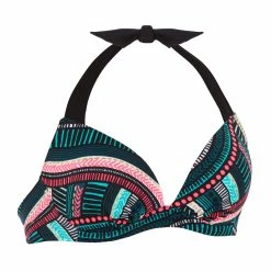 Olaian Elena, Push-Up Swimsuit Top With Fixed Padded Cups, Women's Bikinis, Boardshorts