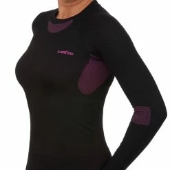 Wedze Base Layers Ski 580 I-Soft, Thermal Underwear Base Layer Top, Women's