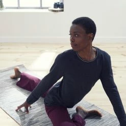 Shirts Kimjaly, Long-Sleeved Organic Cotton Yoga T-Shirt, Women's