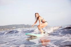 Olaian Bikinis, Boardshorts Elena Push-Up Swimsuit Top With Fixed Padded Cups