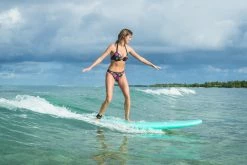 Olaian Bikinis, Boardshorts Elena Push-Up Swimsuit Top With Fixed Padded Cups