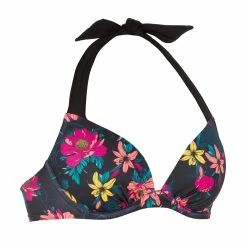 Bikinis, Boardshorts Olaian Elena, Push-Up Swimsuit Top With Fixed Padded Cups, Women's