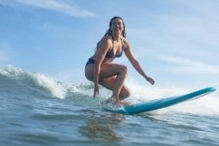 Olaian Surfing Swimsuit Top With Adjustable Back BEA - PLANT KHAKI