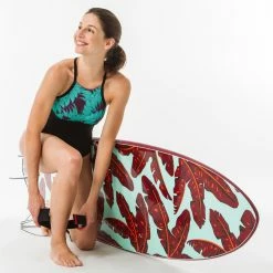 Olaian Andrea One Piece Surfing Swimsuit With Open X Or H Back Swimsuits