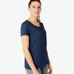 Nyamba Shirts Women's Pilates And Gentle Gym Regular-Fit Sport T-Shirt 500