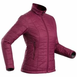 Forclaz Trek 100, Light Synthetic Down Hiking Jacket, Women's Down Jackets