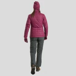 Forclaz Trek 100, Light Synthetic Down Hiking Jacket, Women's Down Jackets