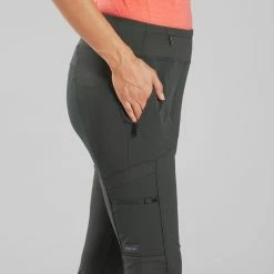 Forclaz Travel 500, Heavy-Duty Travel Backpacking Leggings, Women's