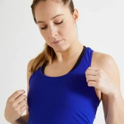 Deals 🤩 Domyos Tanks Racerback Workout Tank Top, 👩 Women's 🛒 46 Domyos Tanks Racerback Workout Tank Top, Women's