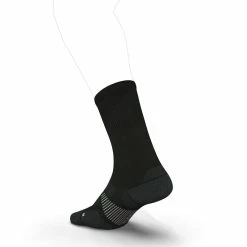 Kiprun RUN900 MID-CALF FINE RUNNING SOCKS - BLACK