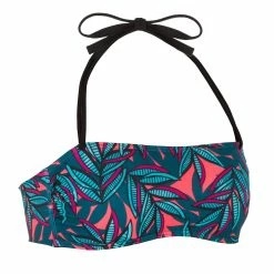 Olaian Laura, Swimsuit Bandeau With Removable Padded Cups, Women's Bikinis, Boardshorts