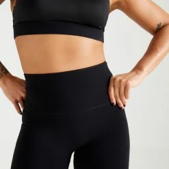 Domyos Seamless Lace Detail Workout Leggings, Women's