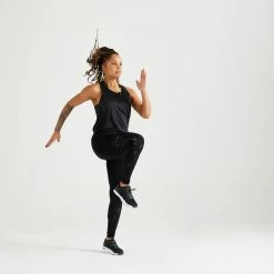 Domyos Seamless Lace Detail Workout Leggings, Women's