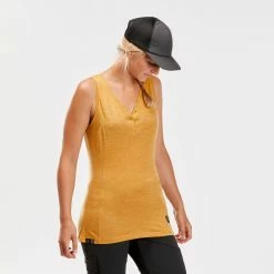 Shirts Forclaz, Merino Wool Travel Backpacking Tank Top, Women's