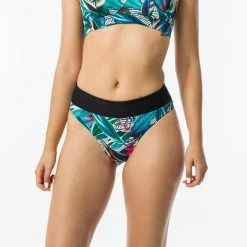 Olaian Deals Nora High-Waisted Shaping Surfing Swimsuit Bottoms
