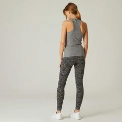 Nyamba 500 Fit+, Cotton Fitness Leggings, Women's