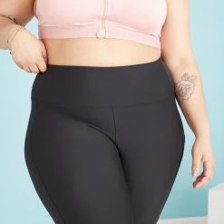 Domyos PLUS SIZE , Fitness Leggings With Phone Pocket, Women's Up To 5XL
