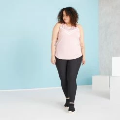 Domyos PLUS SIZE , Fitness Leggings With Phone Pocket, Women's Up To 5XL