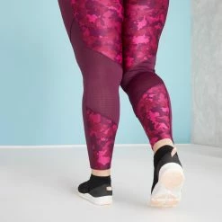 Domyos PLUS SIZE , Fitness Leggings With Phone Pocket, Women's Up To 5XL