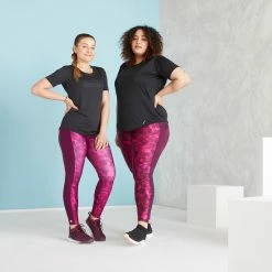 Domyos PLUS SIZE , Fitness Leggings With Phone Pocket, Women's Up To 5XL