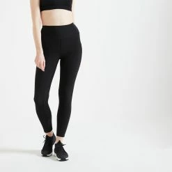 Domyos High-Waisted Moisture Wicking Fitness Leggings, Women’s