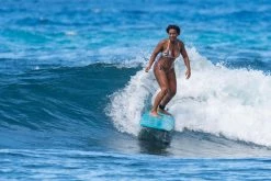 Olaian Bikinis, Boardshorts Elena Push-Up Swimsuit Top With Fixed Padded Cups