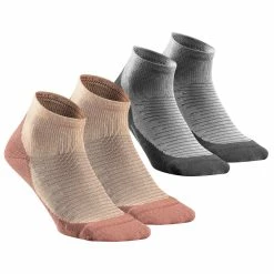 Quechua Hike 100, Mid Socks, 2-Pack