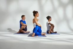 Kimjaly Long Dynamic Yoga Sports Bra - Ochre