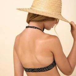 Olaian 100 Swimsuit Top With Collar Girls' Bikinis, Boardshorts