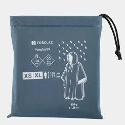 Rain Jackets Forclaz Arpenaz, 10 L Hiking Rain Poncho