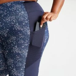 Domyos Women's Fitness Leggings With Phone Pocket (Plus Size)