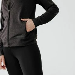 Kalenji Breathable Running Jacket Dry - Black