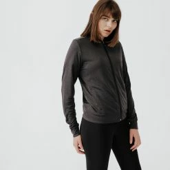Kalenji Breathable Running Jacket Dry - Black