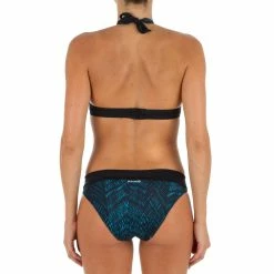 Olaian Women's Swimsuit Top Halterneck Bikini With Back Clasp Bahia Purple